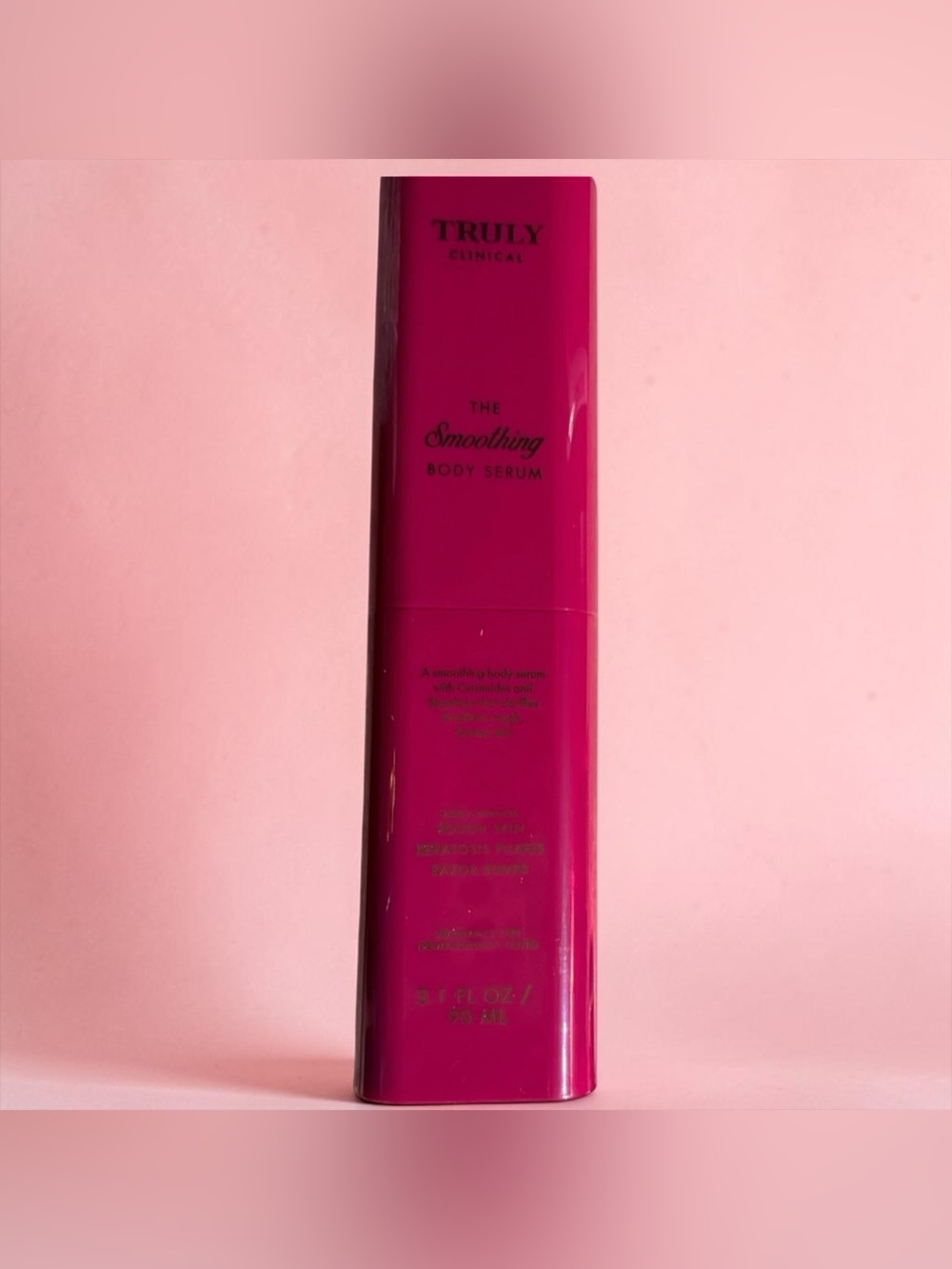 NEW! Truly Clinical The Smoothing Body Serum, 3.1 fl oz / 90 ml size.